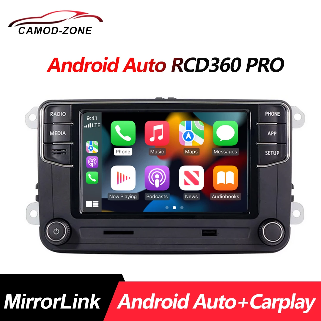 راديو MIB RCD360 برو سيارة راديو Carplay جديد RCD330 187B أندرويد السيارات محرك السيارة لشركة فولكس فاجن جولف 5 6 جيتا MK5 MK6 تيجوان CC بولو باسات