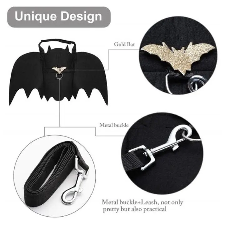 Halloween Costume for Dogs Pet Bat Wings Cat Dog Bat Costume Wings Dress Up Pet Accessories Party Pet Costume Puppy Wing