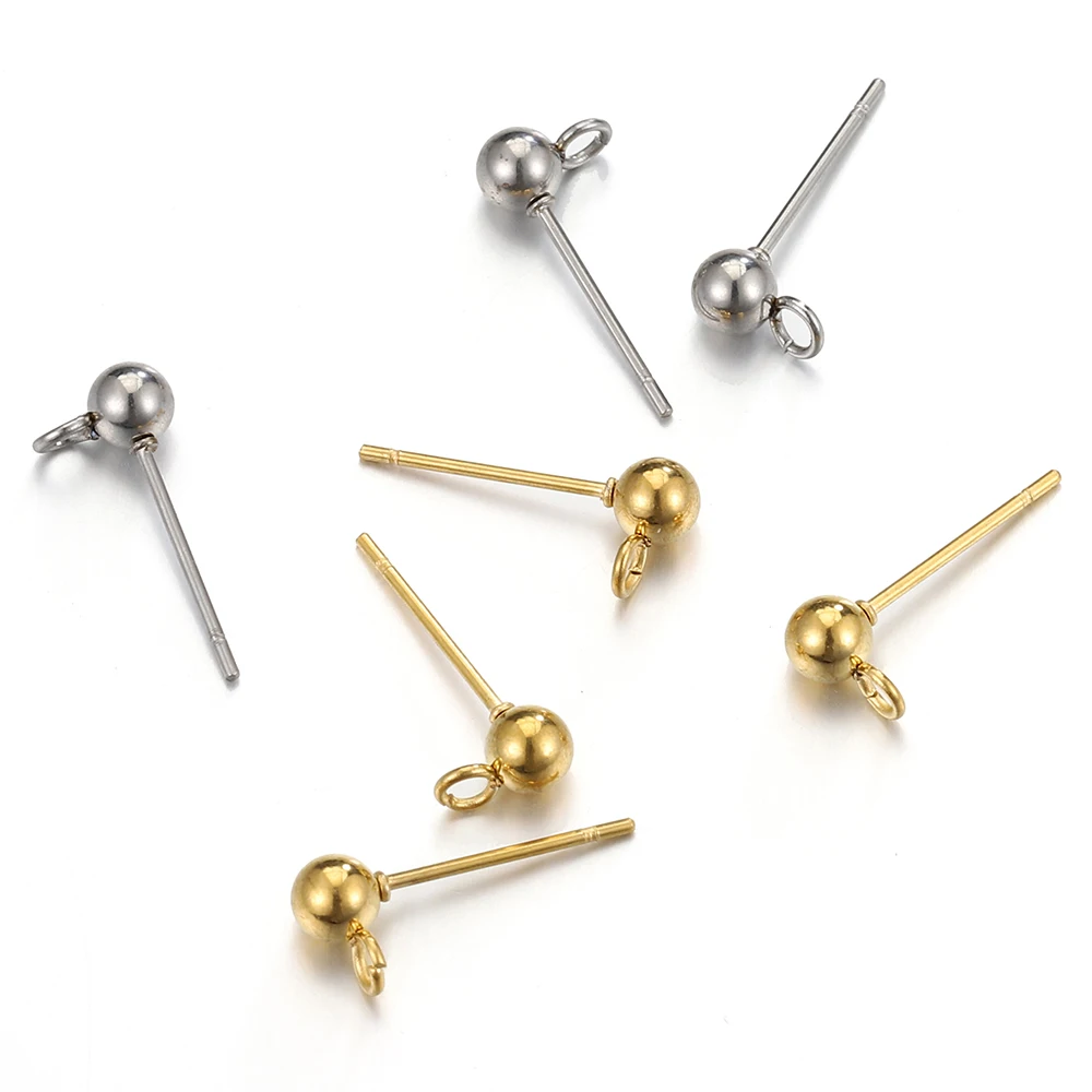 10–100 Stück Edelstahl-Ohrstecker, Ohrstecker für DIY-Ohrstecker, Schmetterlingsohr-Rücken, Schmuckherstellung – Detail 6
