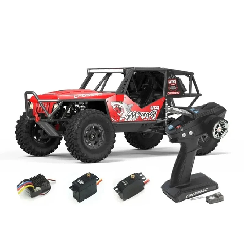 CROSSRC UT4 Pro Great Tiger Shark 1/7 remote control electric climbing car off-road vehicle RC model adult toy car.