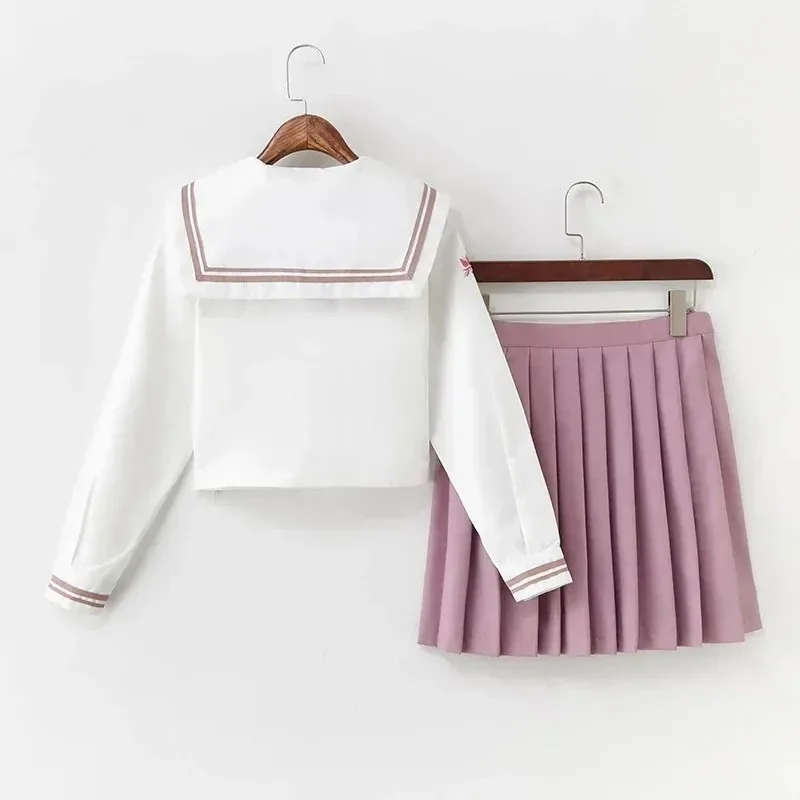 Disfraz de Anime AA 1 Bear House, uniforme de marinero japonés rosa JK para estudiantes universitarios, escuela JK w1a2t, nuevo 2025