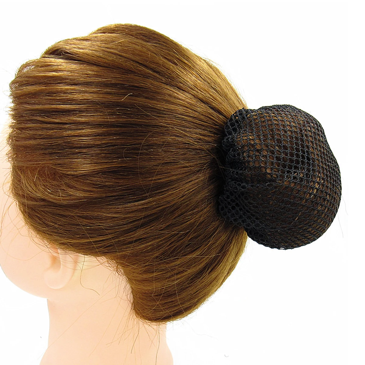 

20 pcs High Elasticity Snood Black Bun Hairnets For Dancing Durable Summer Hair Accessories Snood Net Elastic Hair Net