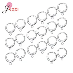 20PCS Fashion Earring Jewelry Components Earrings 925 Sterling Jewelry Fittings DIY Earring Jewelry Hoop Earring Findings