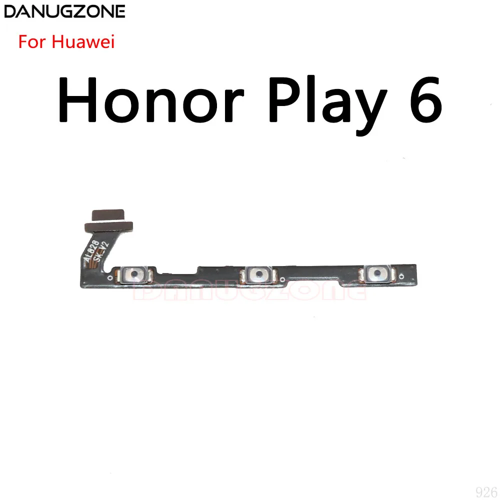 Power Button Switch Volume Button Mute On / Off Flex Cable For Huawei Honor Play 6 6A 6X