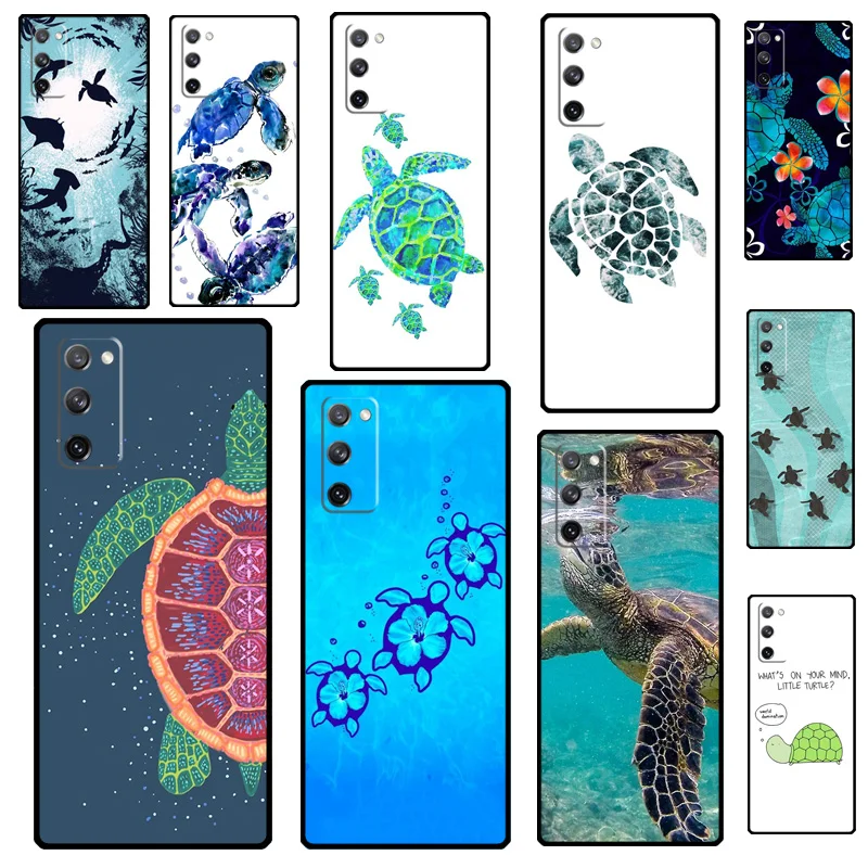 Ocean Sea Turtle Case For Samsung Galaxy S26 Ultra S25 S24 S23 S22 S21 Ultra Plus S10 S20 FE S25 FE Back Cover
