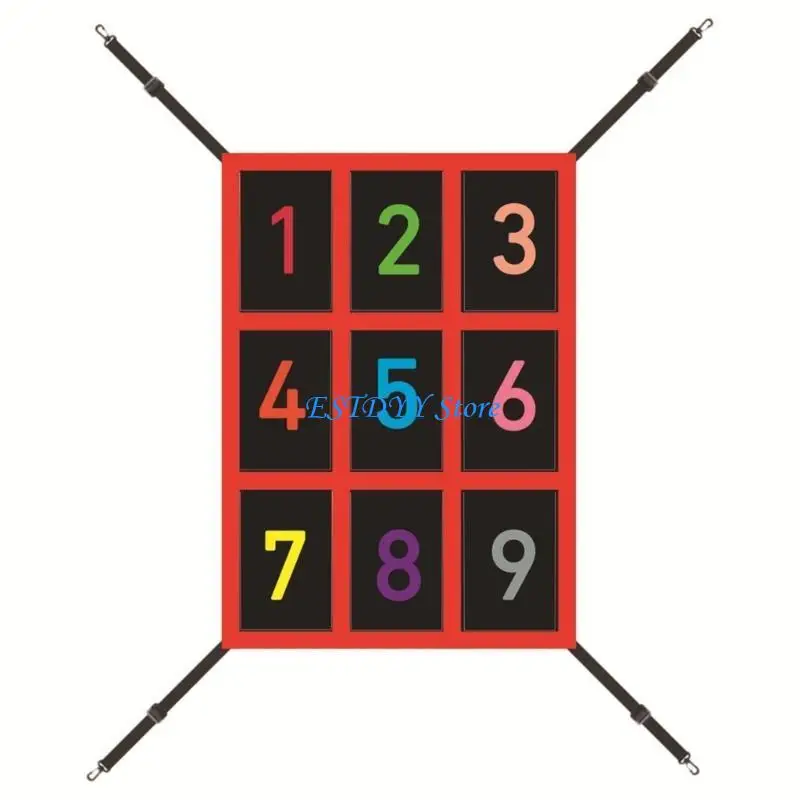 G6DE Numbered Pitching Baseball Softball Targets Practice Throwing Hitting Adjustable Strikes Zone Targets for Baseball Net