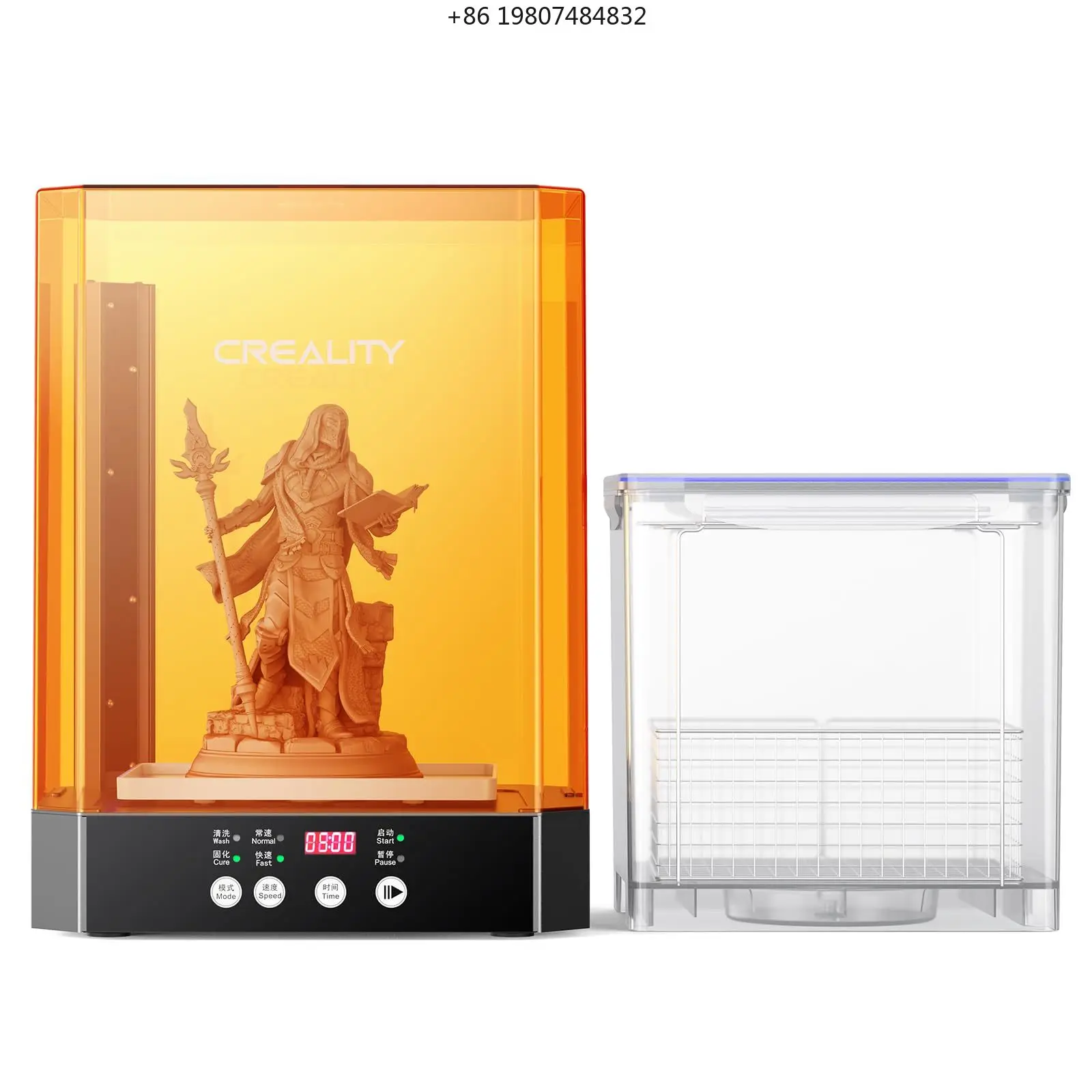 3D Printer UV Curing Station UW-03 Wash and Cure Automatic Machine 2 in 1 Upgraded Resin