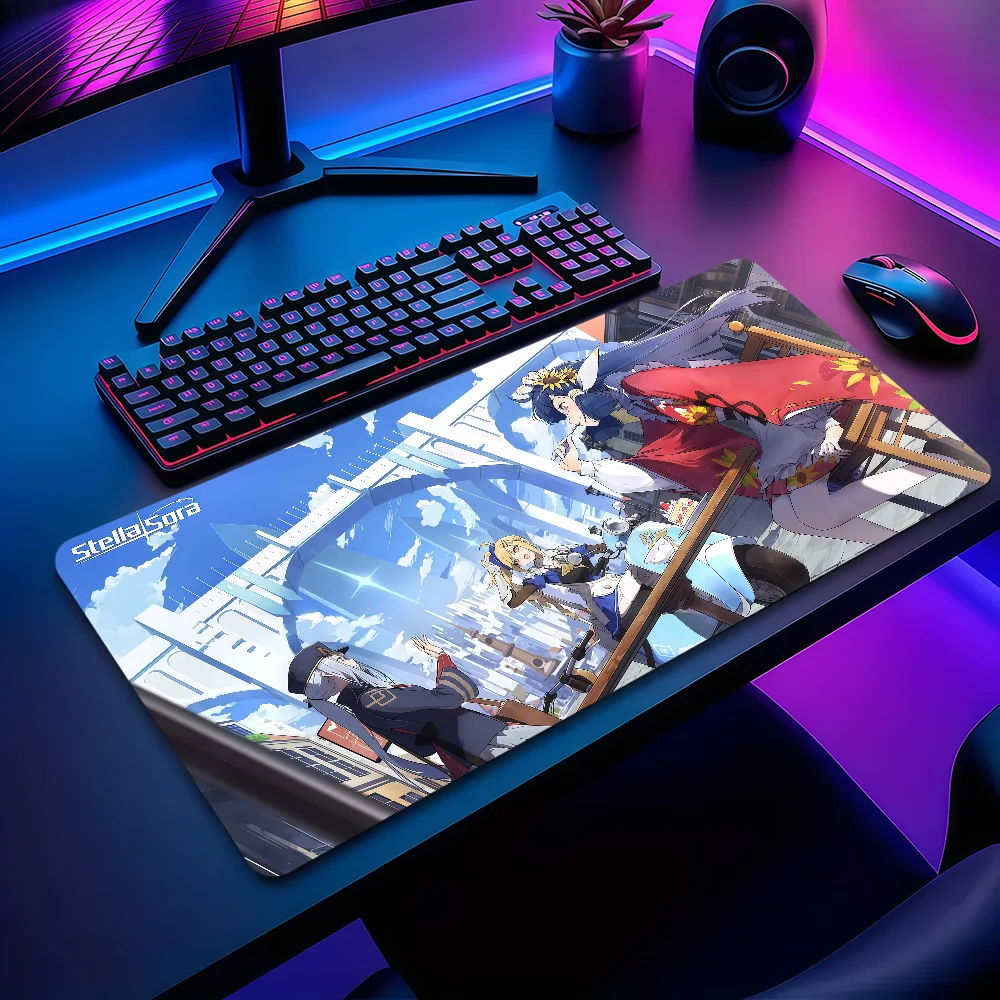 S-Stella Sora Game Mouse Pad Non-slip Thickened MousePad Large Writing Lockedge Office Student Gaming Cushion