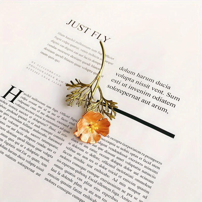 أنيقة النساء الرجال رائعة المينا زهرة بروش الراقية سيدة حفل زفاف كلاسيكي الأزهار دبوس شارات هدية #2