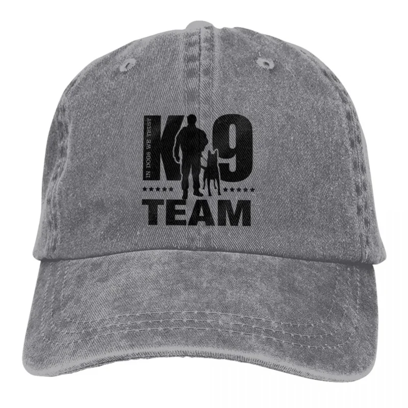 Summer Cap Sun Visor Belgian Dog K9 Team Unit Malinois Hip Hop Caps Cowboy Hat Peaked Hats