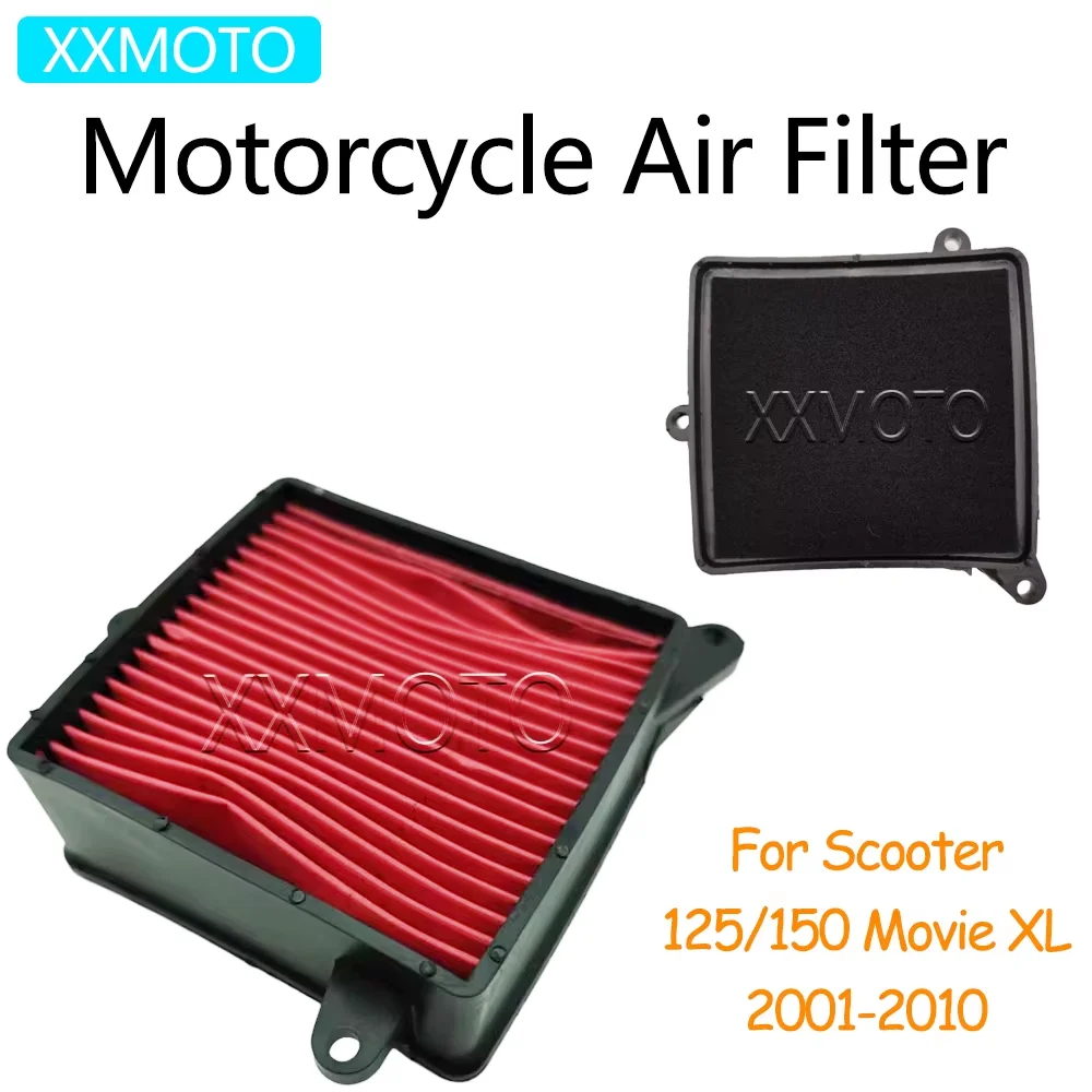 

For Kymco Scooter 125 150 Movie XL 2001-2008 2009 2010 Motorcycle Air Filter Intake Cleaner System Scooter 125 150 Accessories