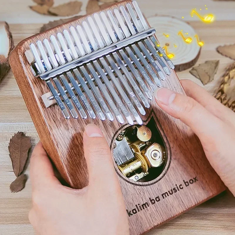 

Can Play Thumb Piano Wooden Music Box Creative Birthday Gifts Holidays Kalimba Keyboard Musical Instruments Piano Professional