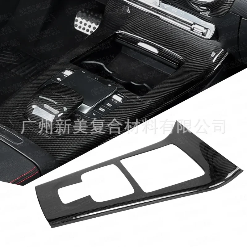 

For Mercedes Benz A-Class/CLA Real Dry Carbon Fiber 24+ Interior Central Control Gear Panels Decoration Modification Accessories