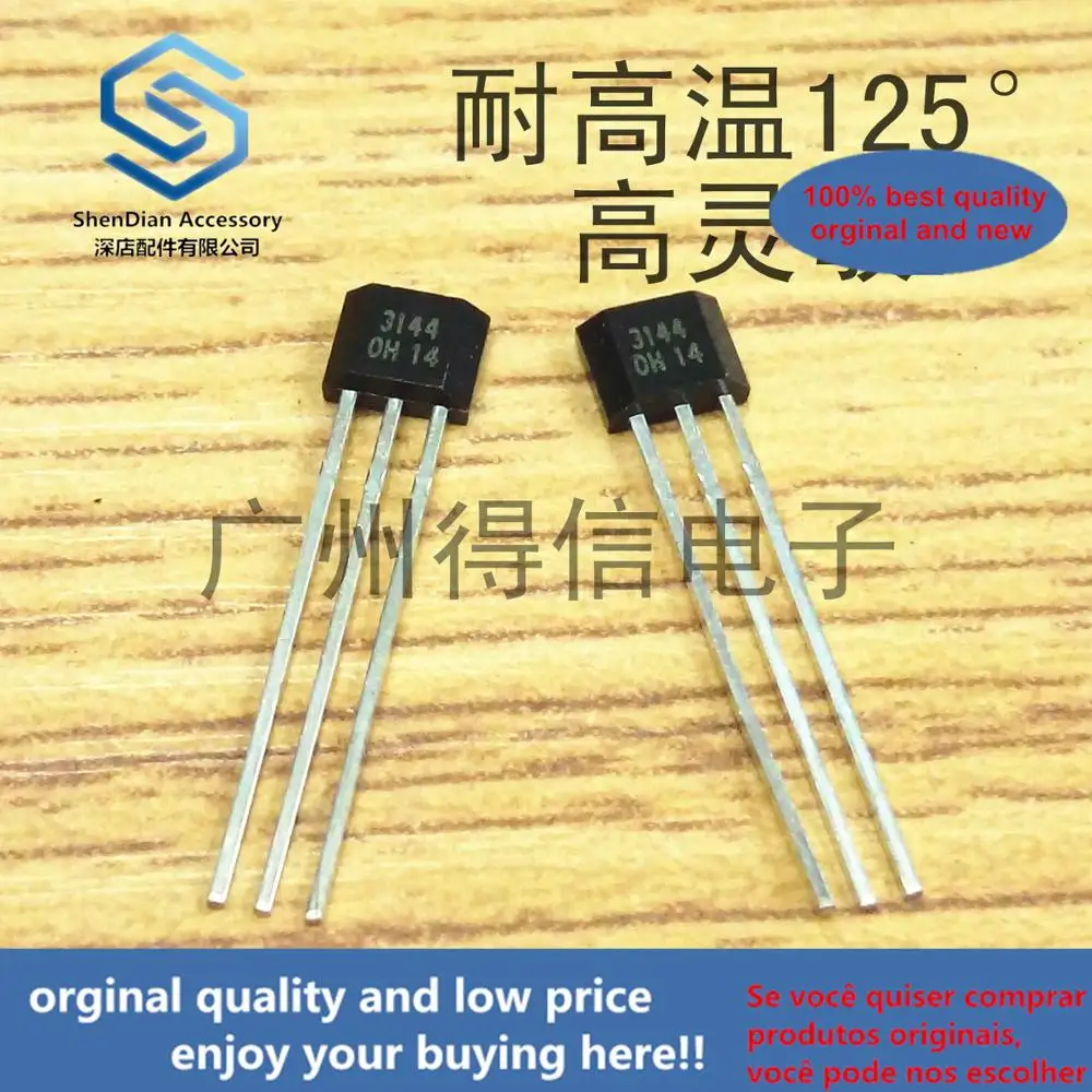 10pcs 100% orginal new DX3144 3144 High temperature resistance 125 ° High sensitivity Hall element TO-92S real photo