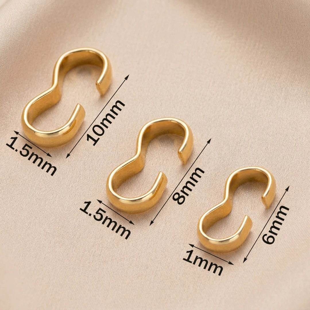 50 шт. позолоченных латунных с – обзор и цена Jewelry Making Knots For Clasps