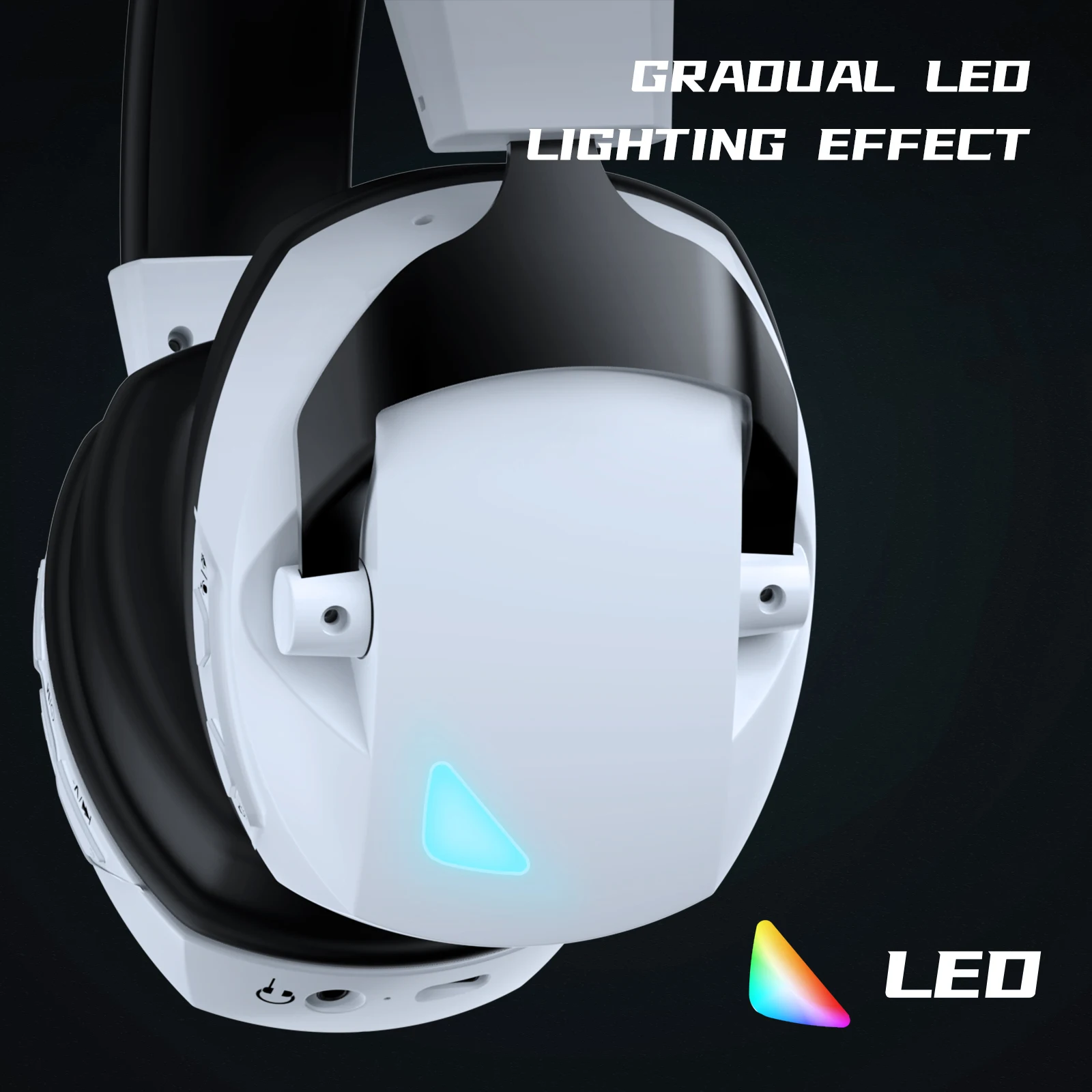 PHONEPACE Gaming Headset Ultra Low Latency Wireless Bluetooth Wired Tri Mode with Detachable Mic for PC PS5 Switch Mobile image 4