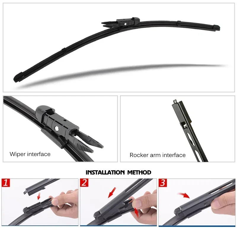 Car Wiper Blades For Audi Q7 MK1 2006-2015 Windshield Windscreen Front Window Blades 27\