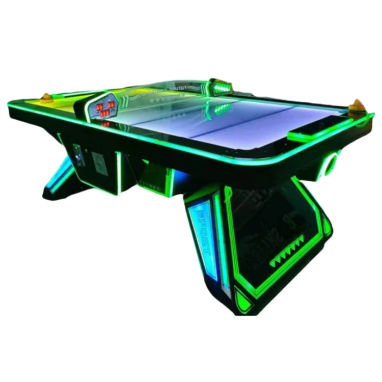 Indoor Arcade Coin Operated Game Colorful Ultra Thin Air Hockey Machine Competition Table Sports