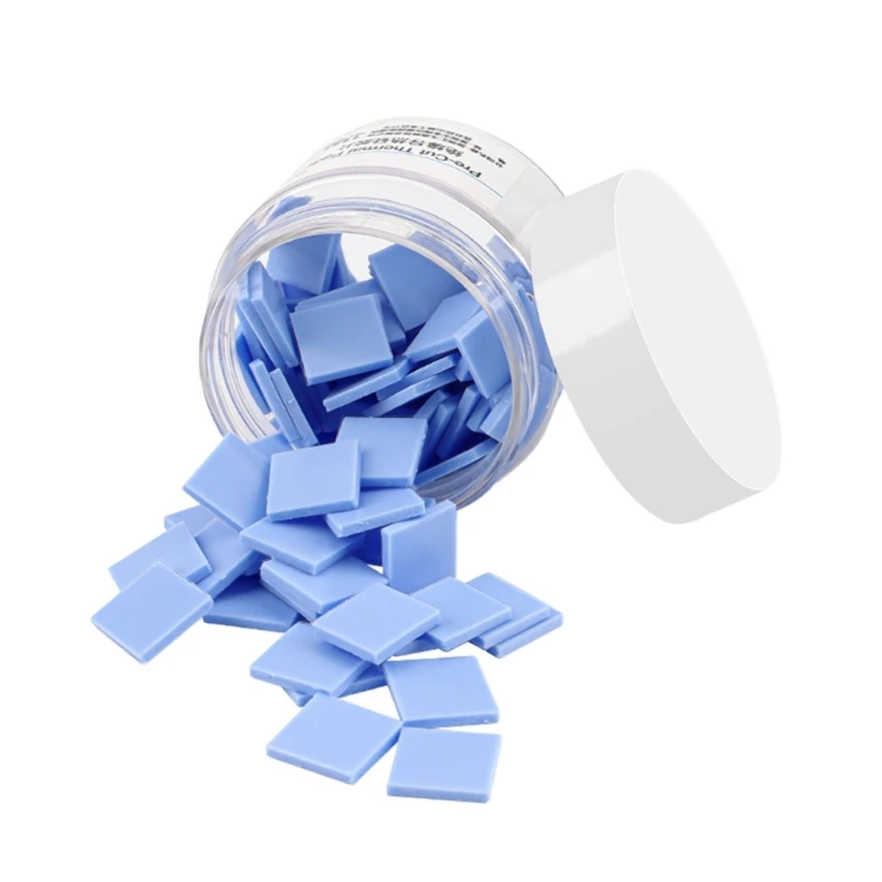 전자 냉각을 위한 효율적인 방열 실리콘 패드 12x12mm 방열판 Dropshipping