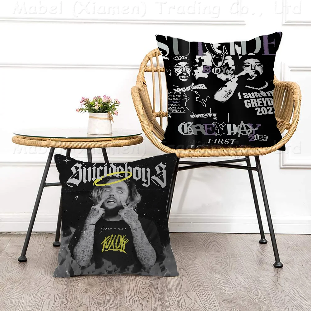 Singer S-Suicideboy Pillow Cover Sofa Cushion Cover Home Room Decoration Children Gift