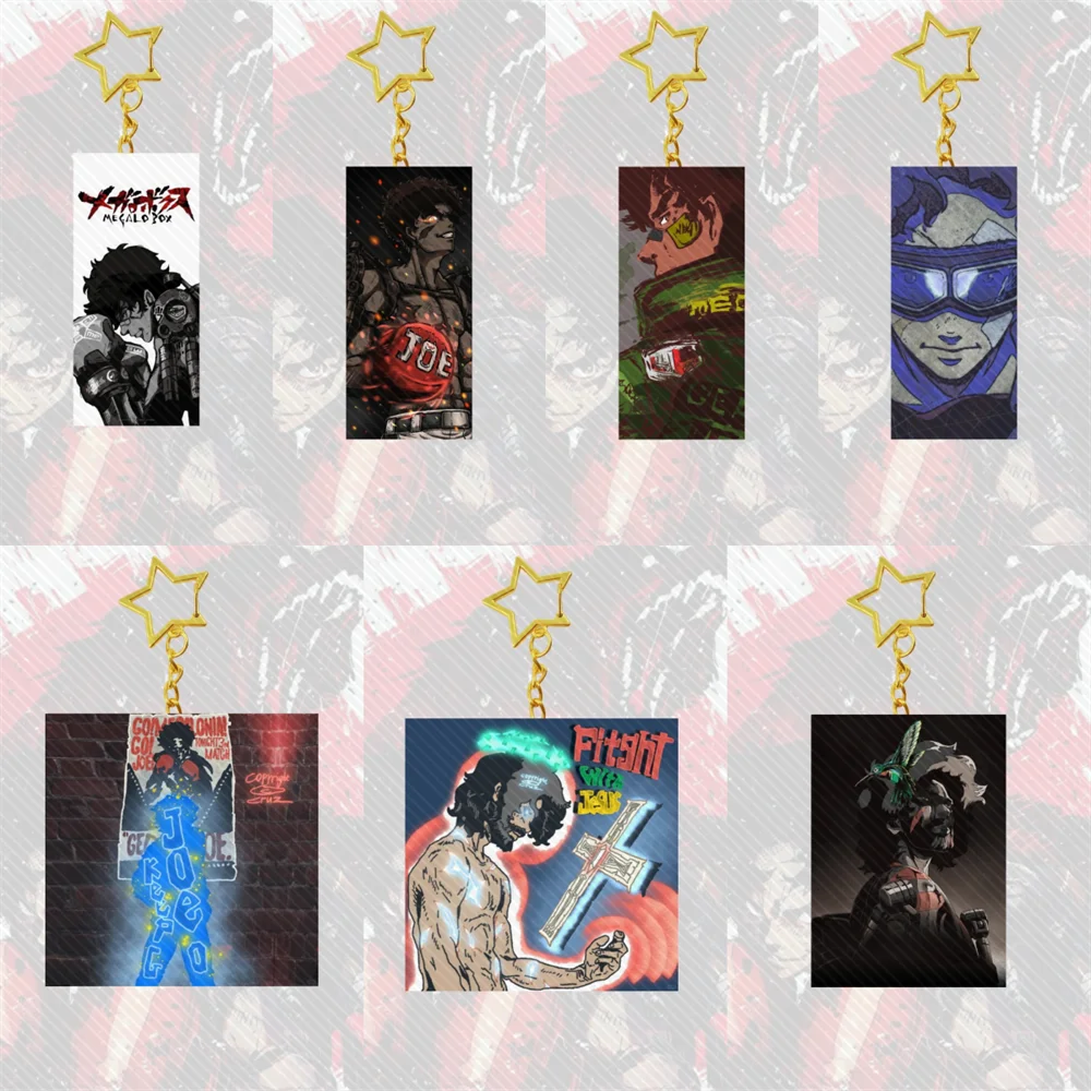 

6cm megalobox Archive Acrylic Keychain Ornaments Rumi Zoey Mira Decorations cosplay Accessories Goods Christmas Gifts