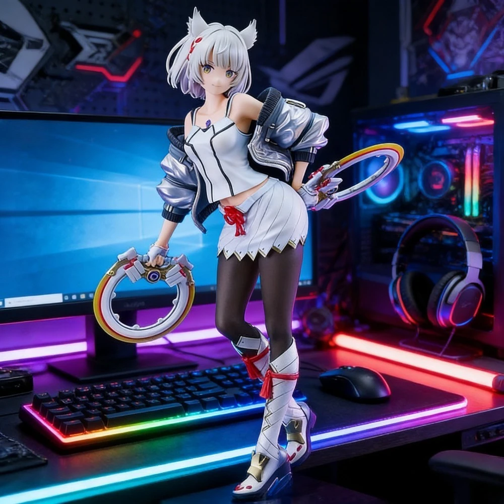 Figurine d'action Mio de 23 cm (9,06 po) de l'anime Xenoblade Chronicles 3, statue en PVC, modèle de collection, jouets, cadeaux
