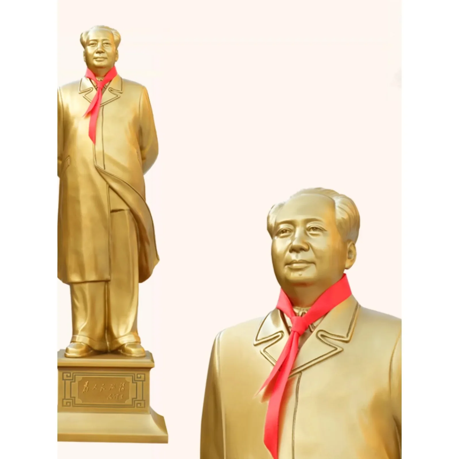 Copper Statue Decoration Desktop Office Living Room Full Body Housewarming Gifts for Elders