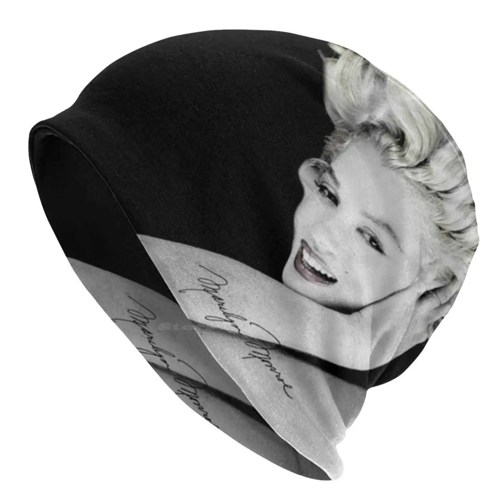 Marilyn Monroe' The First American Goddess Knitted Hat Warm Beanie Outdoor Caps Marilyn Monroe With Signature Icon Iconic