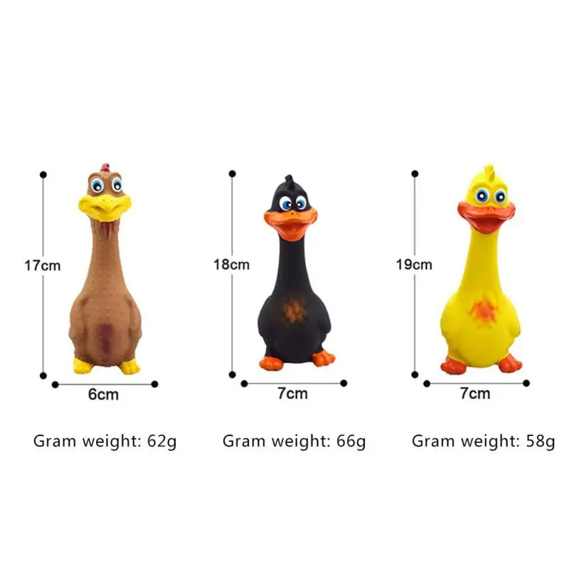 Pets Dog Toys Screaming Chicken Sound Toy Puppy Bite Resistant Chew Toy Interactive Squeaky Dog Toy Puppy Dog Accessories