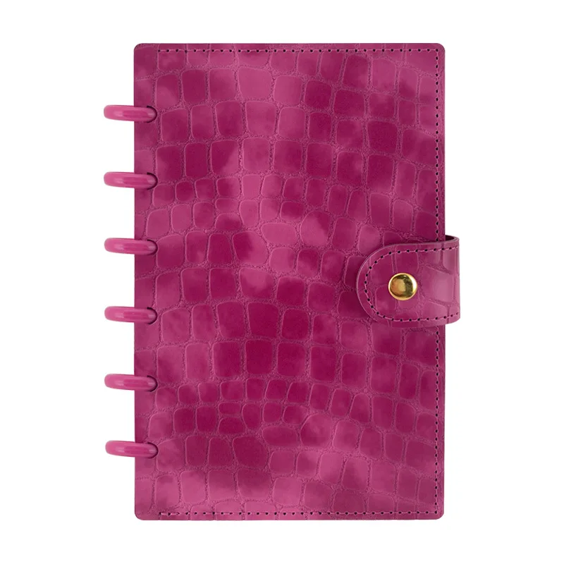 RINGNOTE A6 PU Leather Loose-leaf Notebook Premium Leather Business Office Notebook Mushroom Hole Binder Notebooks and Journals