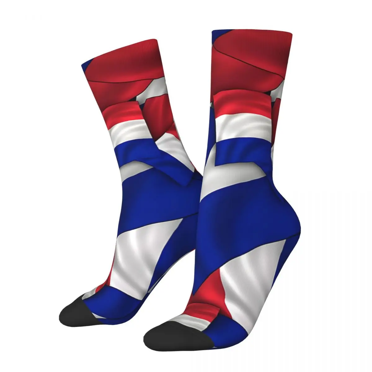 

Hip Hop Retro France Flag Pattern Crazy Men's compression Socks Unisex Harajuku Pattern Printed Funny Novelty Happy Crew Sock