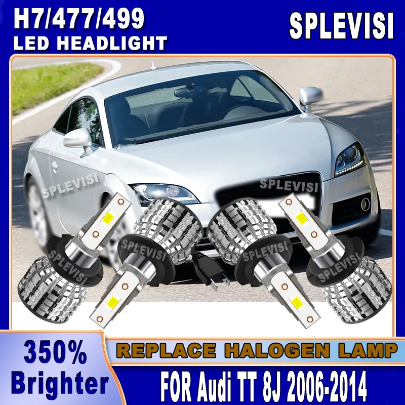 

Durable Significant Night Visibility Increase H7 477 499 led headlight For Audi TT 8J 2006 2007 2008 2009 2010 2011 2012-2014