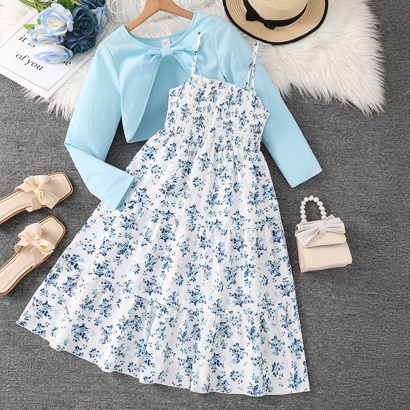 2PCS SETS Fall Winter Style Lovely kids' sets and outfits for Pretty Little Girls Clothes T-Shirt + Pants Set