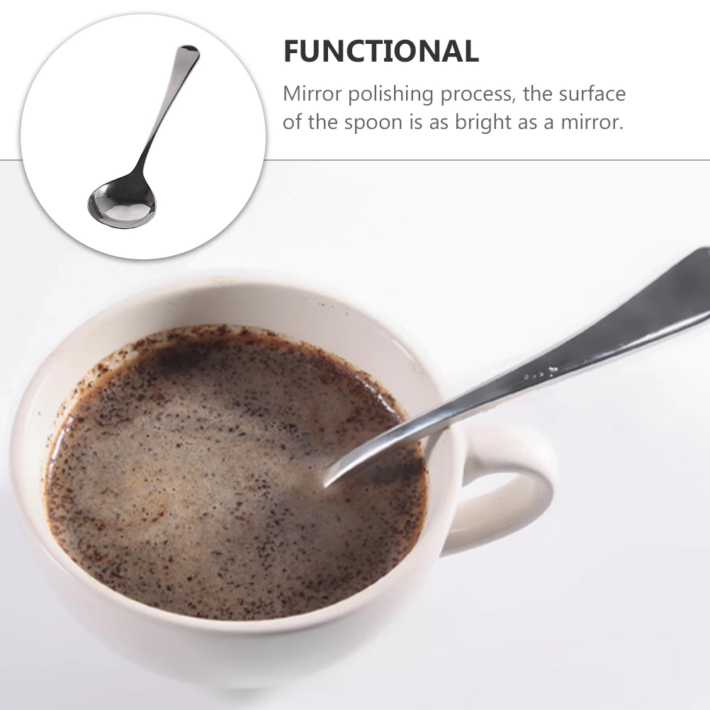 

Coffee Tasting Spoon Stainless Steel Espresso Stirring Mirror Polished Ergonomic Measuring Spoon Kitchen Bar Tool 304 Material