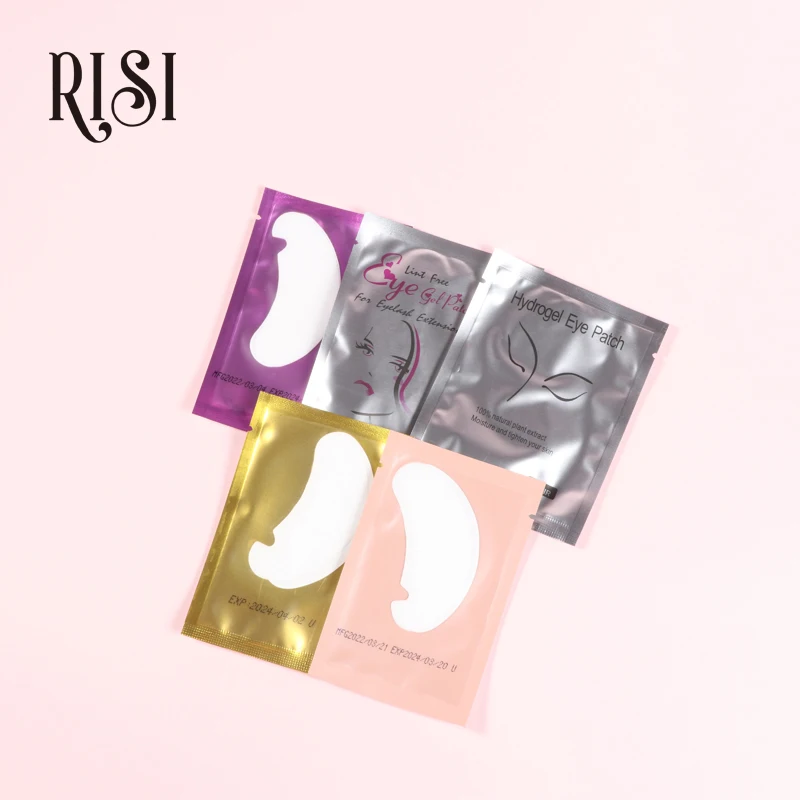 RISI Hydrogel Under Eye Patch Anti Wrinkle Natural Gel Eye Pads Lint Free Eye Patch For Eyelash Extensions