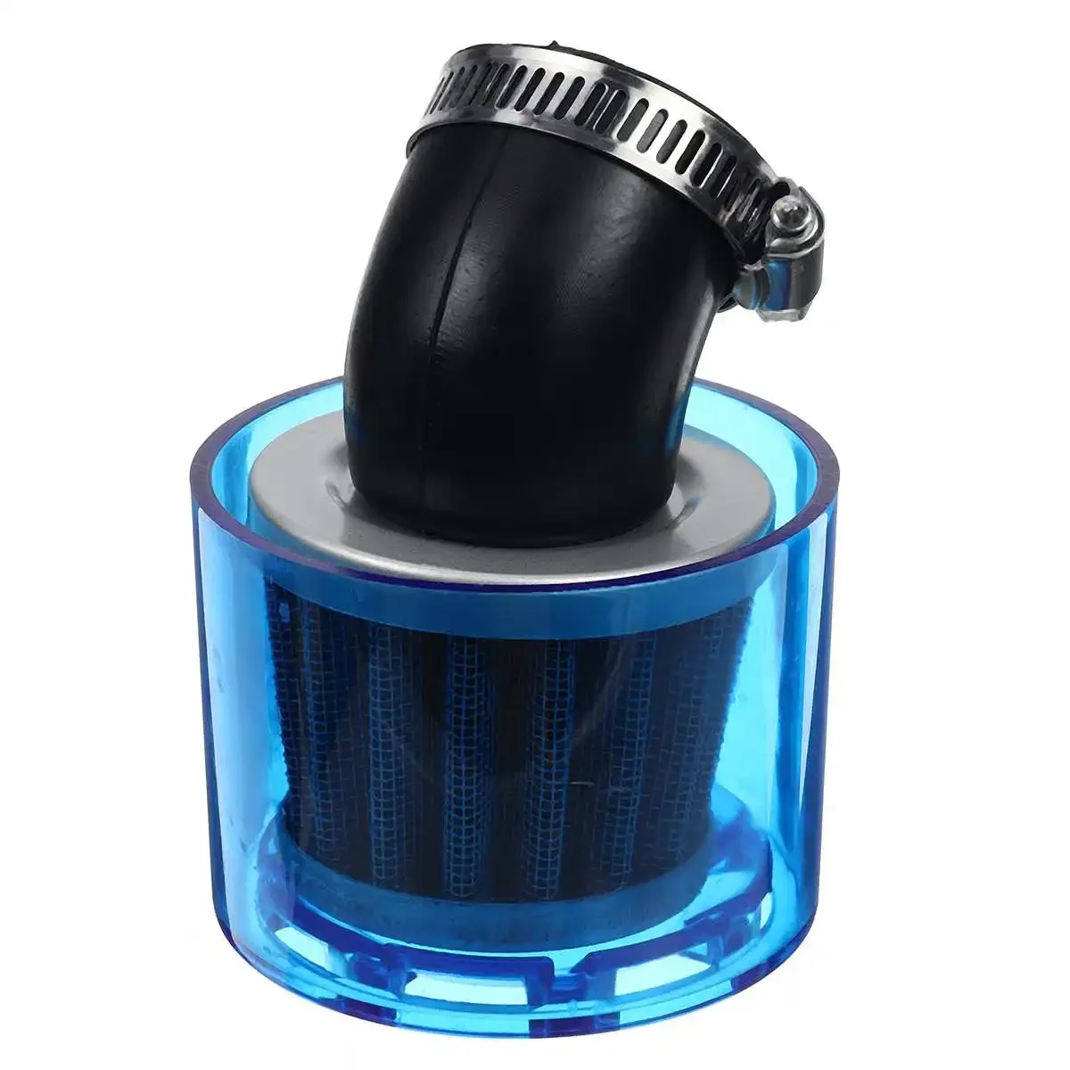 48mm Bend Elbow Motorcycle Air Filter Cleaner Splash Proof For 125cc 140cc 150cc 250cc ATV Dirt Pit Bike Scooter