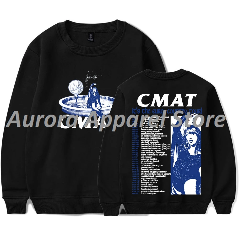 

CMAT Euro-Country Tour Merch толстовки с круглым вырезом косплей женская и мужская модная футболка с длинным рукавом