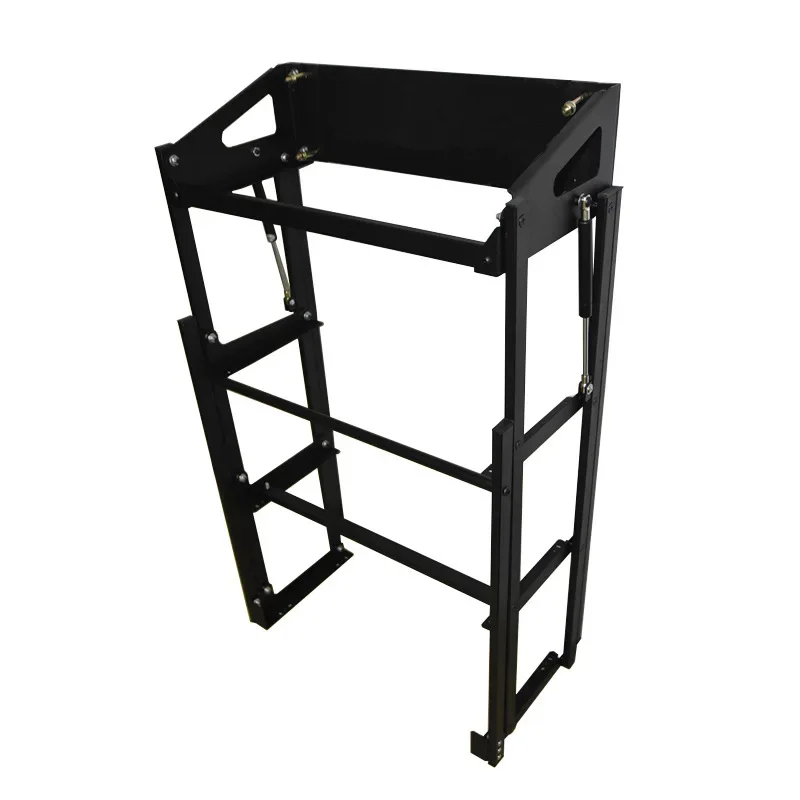 Telescopic Wall-mounted Folding Table Hardware Accessories Cold-rolled Steel Rack 60W*120L*73H bear 80KG