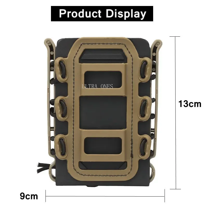 5.56mm 7.62mm bolsa magnética rápida tático molle revista malotes clipe de cinto de tiro fixação rápida transportadora rifle pistola revista titular