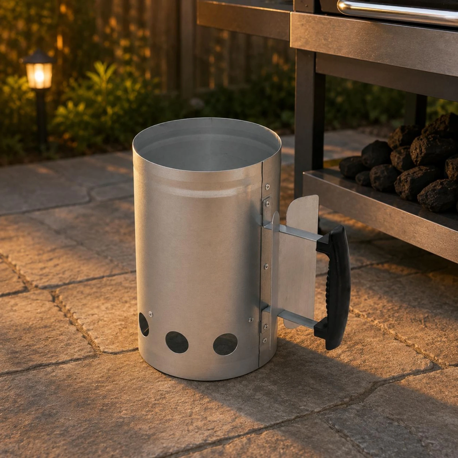 Charcoal Chimney Starter Cylin - Charcoal Chimney Starter 评论和价格