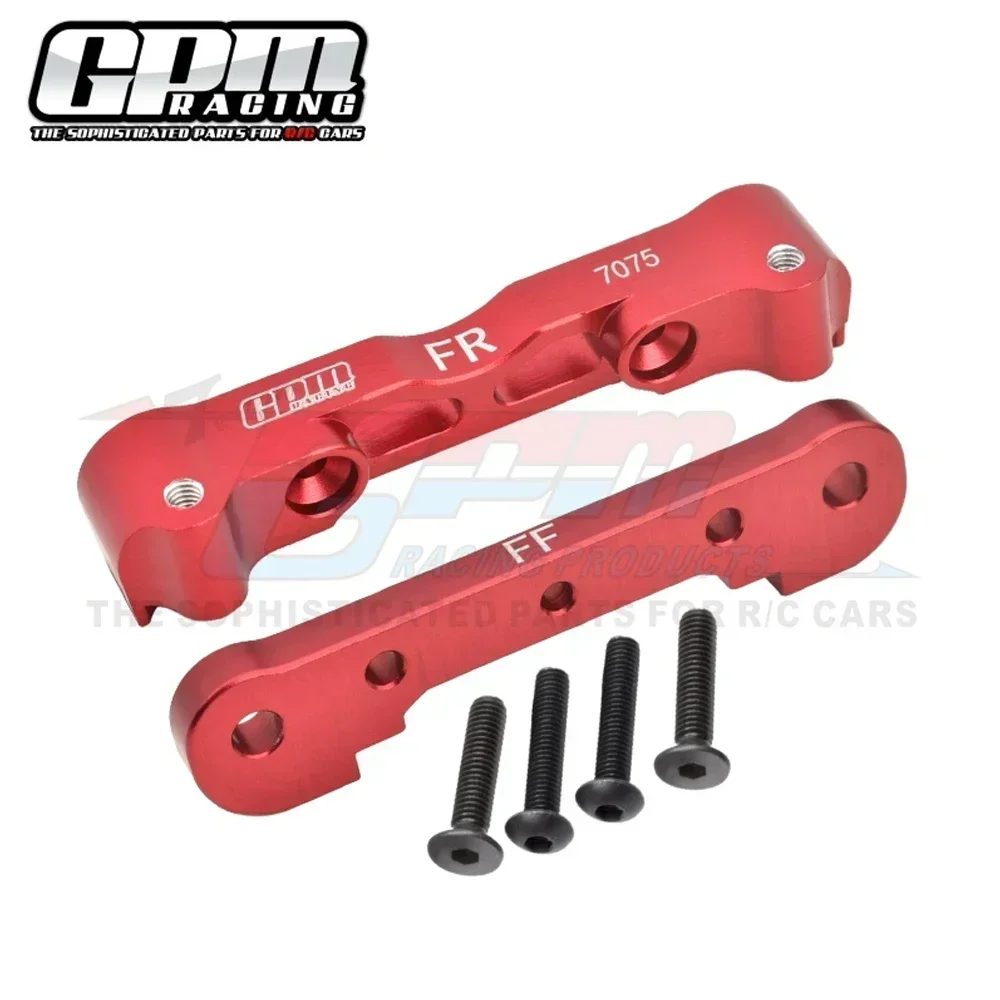 GPM For ARRMA 1/7 BIG ROCK FIRETEAM INFRACTION 1/8 Kraton Outcast 6S Metal Front Lower Suspension Arm Mount AR330378+AR330379