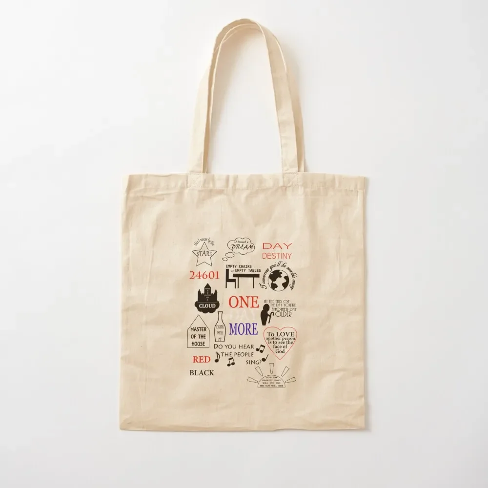 Les Miserables Quotes 288 Tote Bag tote bag screen Reusable bags Tote Bag