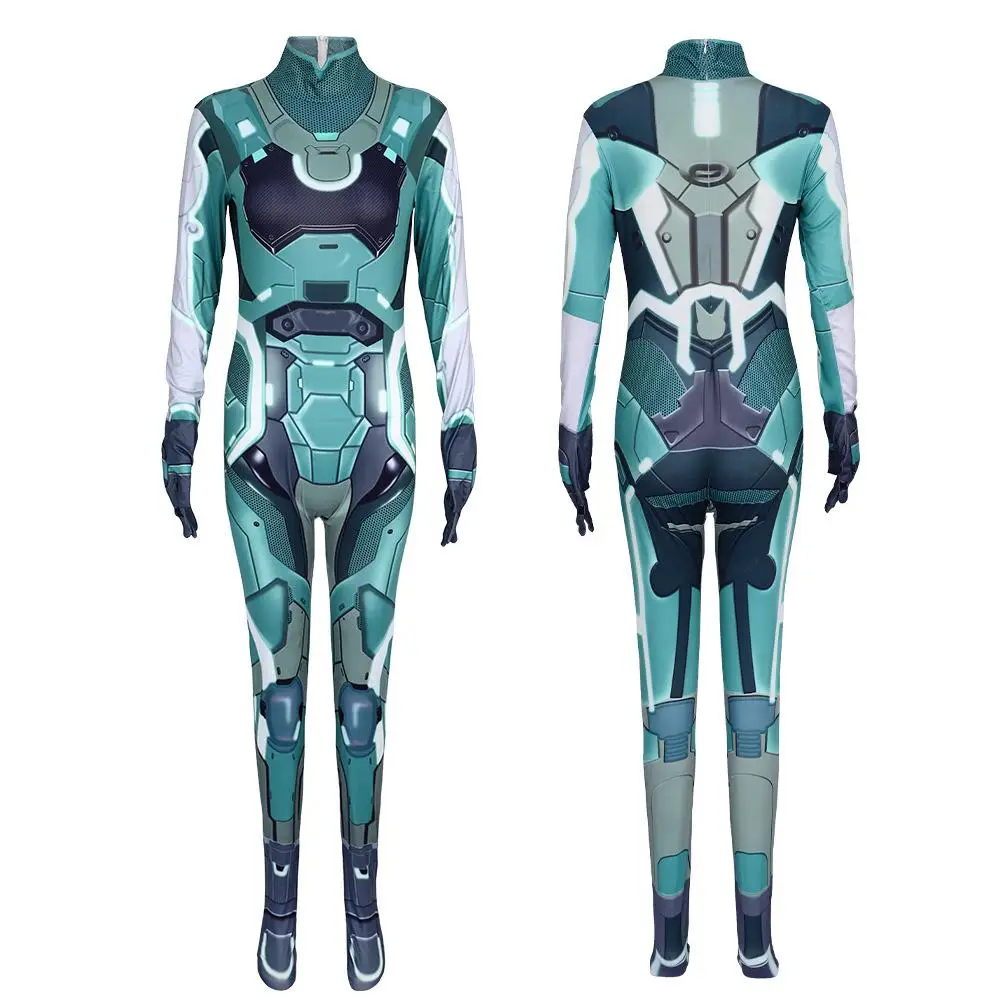 loween Miuzoi Costume etnico da donna Spettacolo teatrale Split Fusion Double adow Wonderland Outfit Tradizionale cinese Cl...