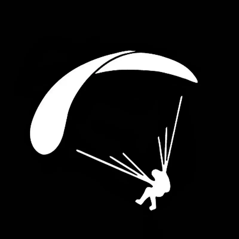 Car paragliding art flying skydive sport cool graphic decoration waterproof cover scratch Car sticker - view 2