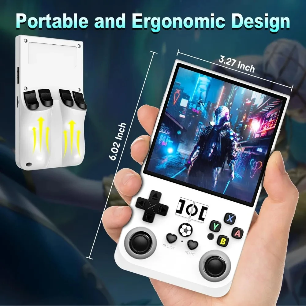 R36MAX Handheld Game Console-apparaten Open Source Retro gaming Linux-systeem 4,0 inch draagbare videogamespeler Console-emulators