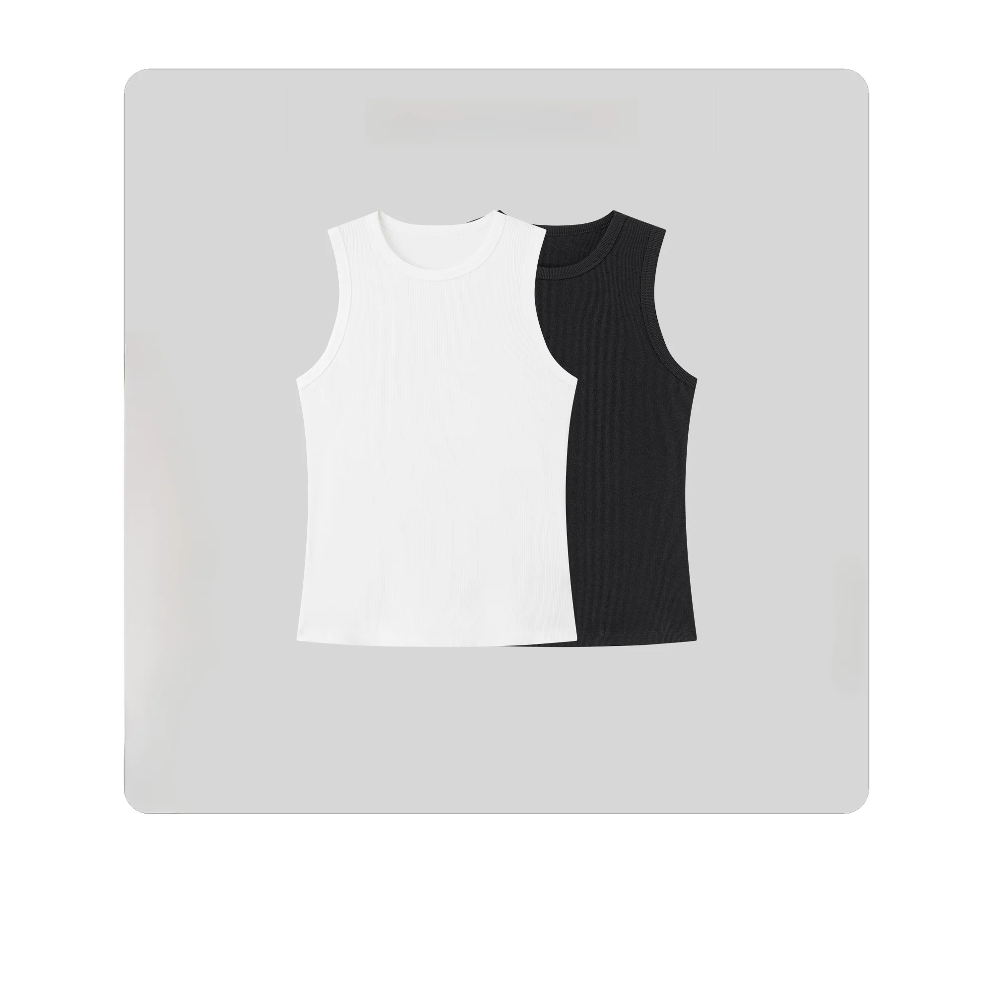 

HuaJiYan Basic Series Cotton Ammonia Blend Workwear Tank Top Versatile ential Crossba Vest Women's Inner Wear