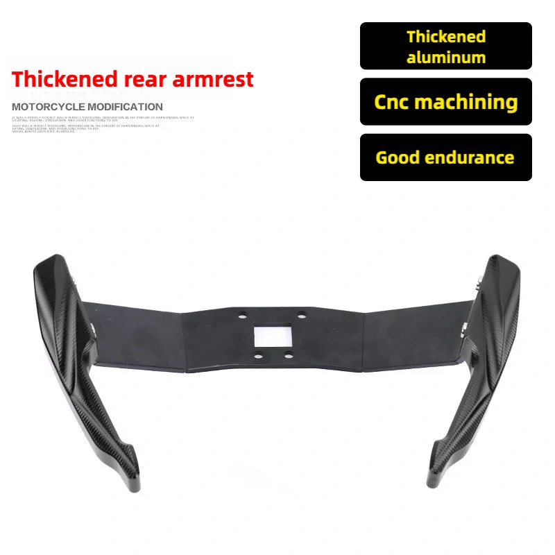 

For Kawasaki ZX4R ZX4RR ZX25R Thickened Motorcycle Rear Passenger Frame Armrest One Set Arm Rest Accessories Aluminum Alloy