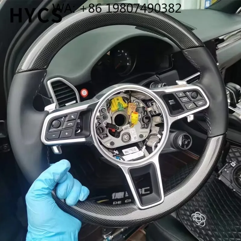 

New Upgraded Carbon Fiber Steering Wheel, Supercar Universal Fit, High-end Automotive Interior Tuning Parts