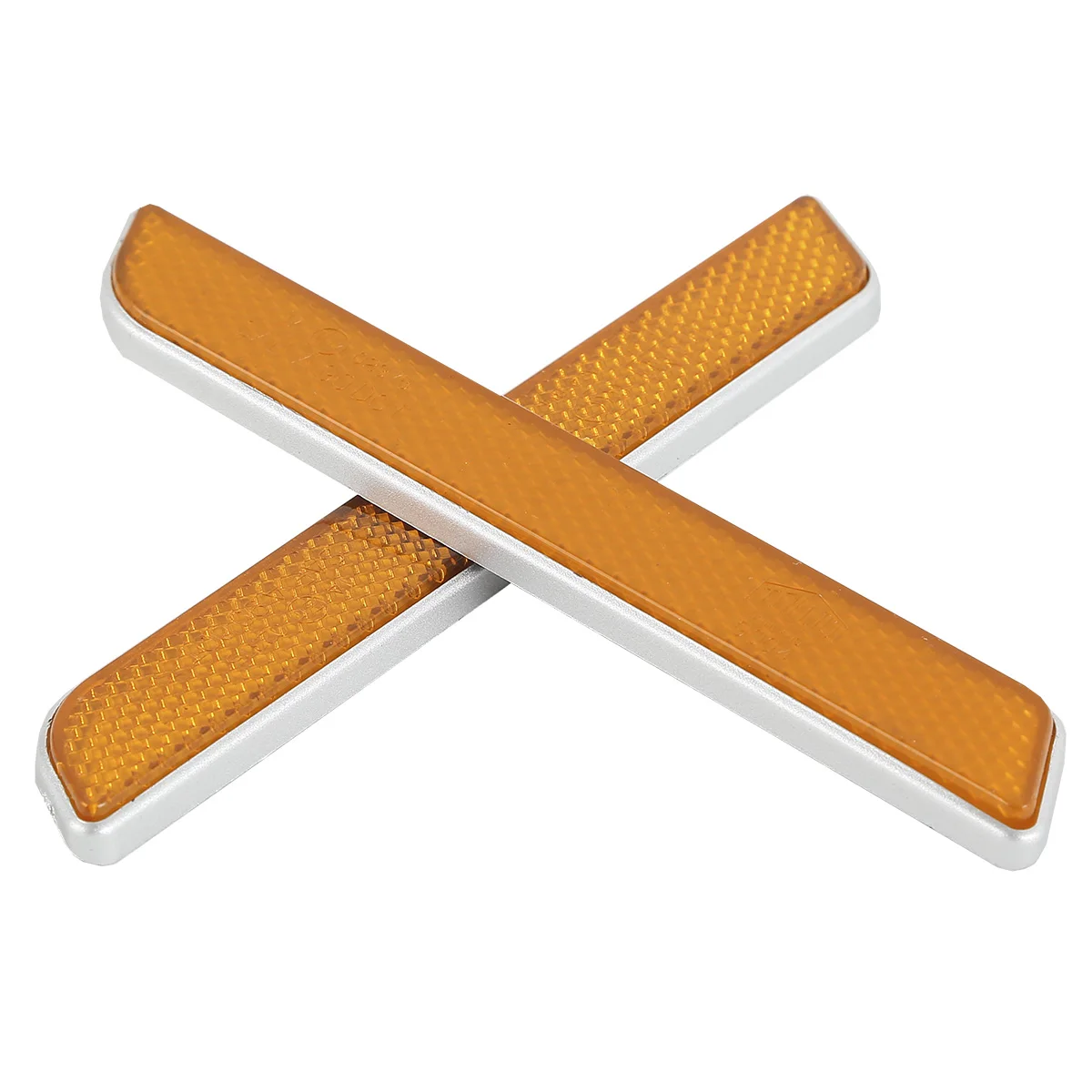 Motorcycle Orange Front Fork Leg Reflectors For Harley Touring Fatboy Softail lower legs sliders Dyna Sportster Glide XL883 1200