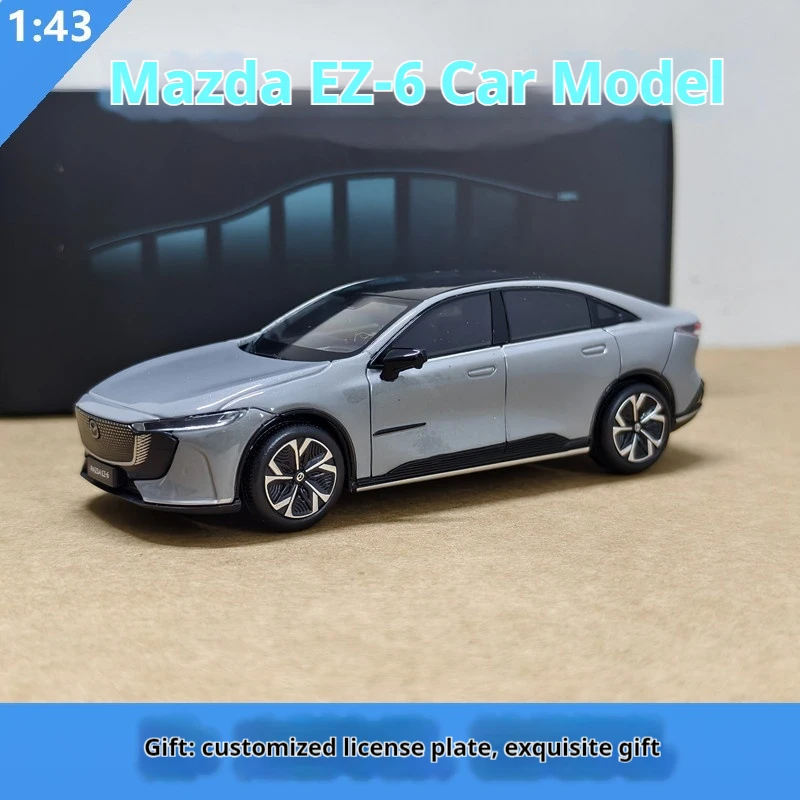 

Модель автомобиля Changan Mazda Ez-6 2025 года, масштаб 1:43, литая под давлением, из сплава, оригинальная, высокая детализация, коллекционная, подарок для автолюбителя